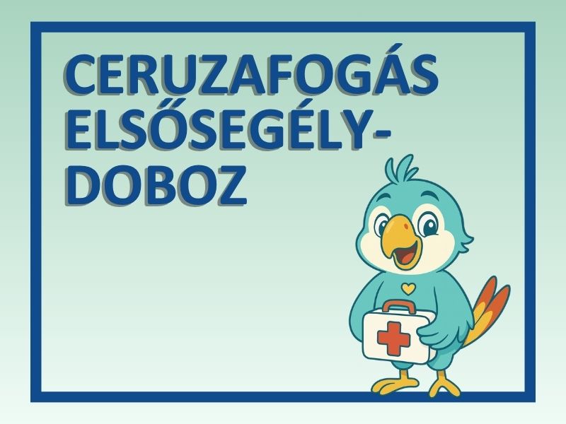 Ceruzafogás Elsősegély Doboz