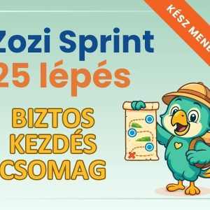 Zozi Kalandpálya: 25 lépéses útvonal a nagymozgástól a ceruzáig - Biztos Kezdés Csomag